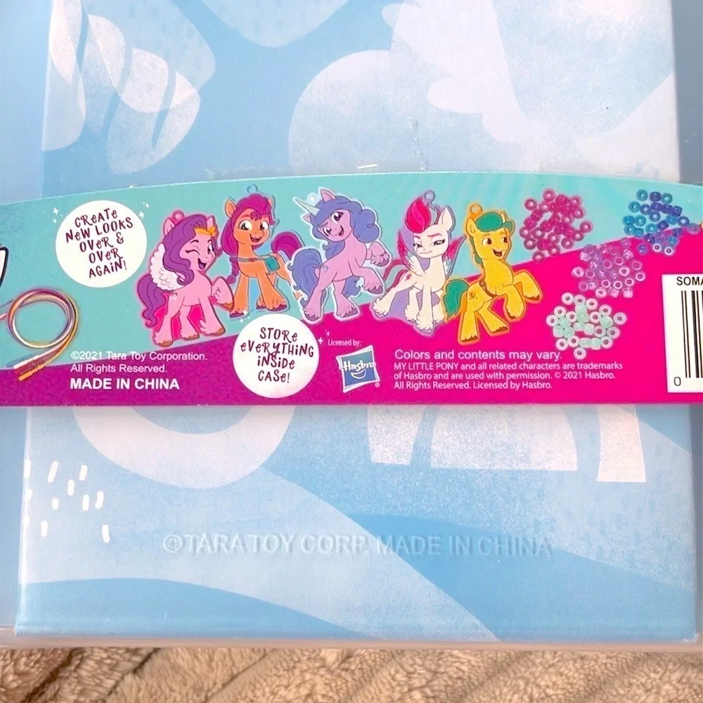 Brand New My Little Pony Charm Necklace Jewelry Beads Craft Activity Kit Toy